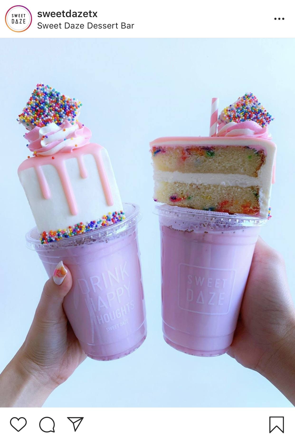 sweet daze dessert bar instagram profile