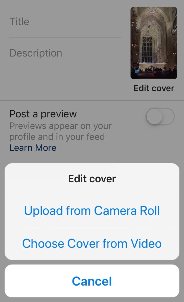 Instagram Video Cover Image