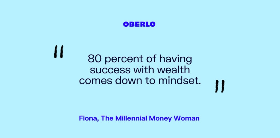 Fiona, The Millennial Money Woman talks about the money mindset