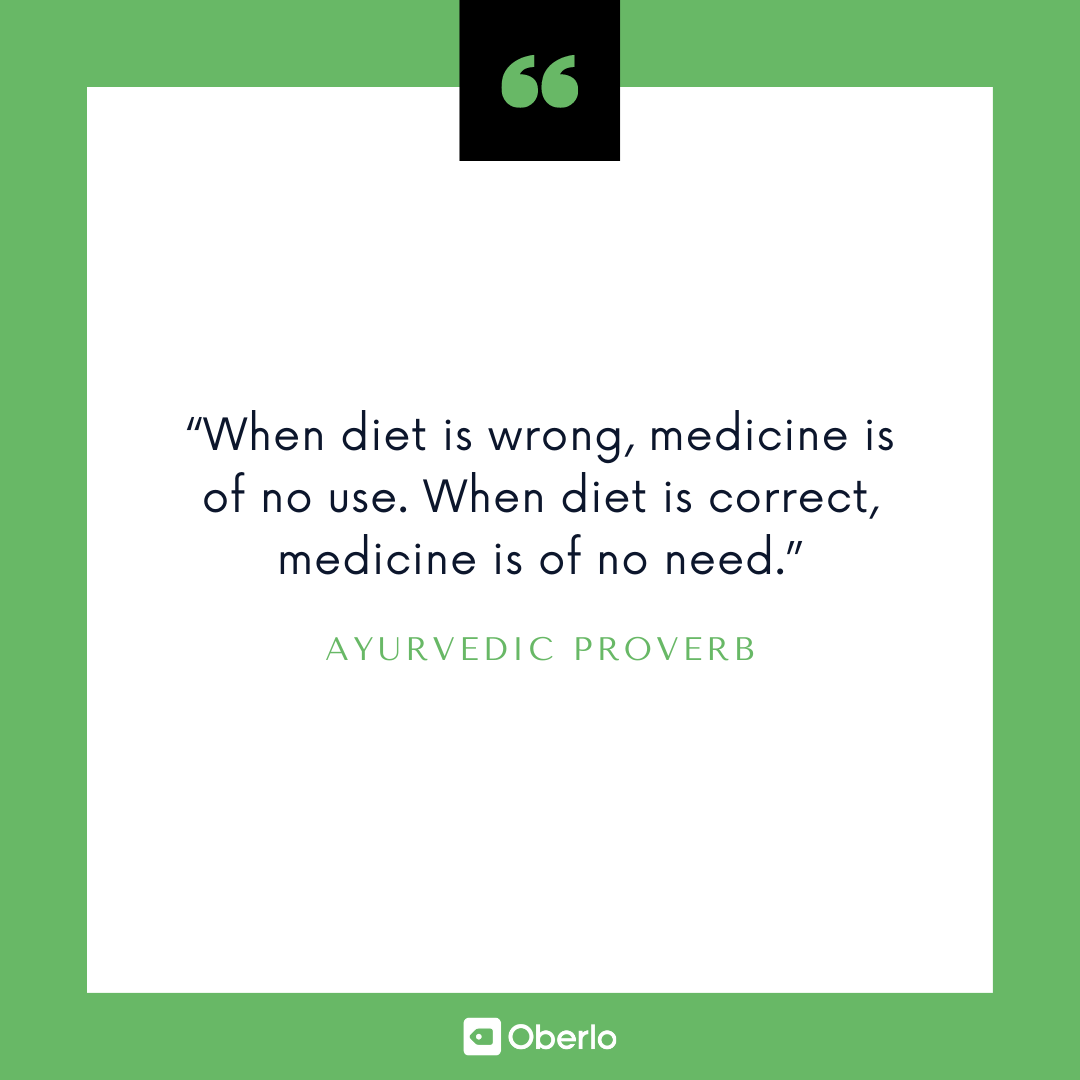 Improve Yourself Quote: Ayurvedic Proverb