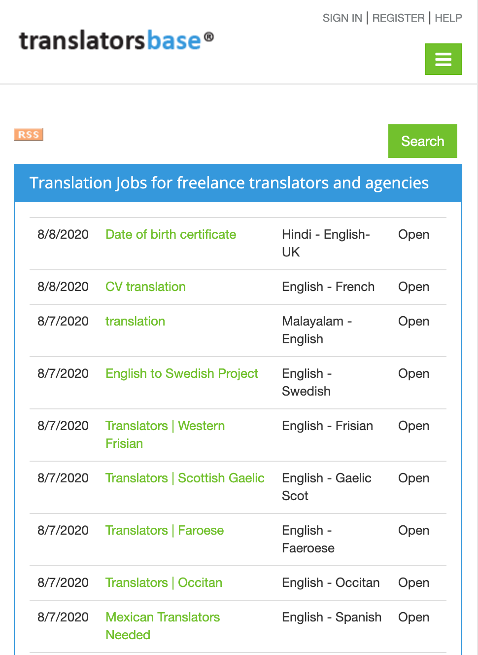 TranslatorsBase Job Boards