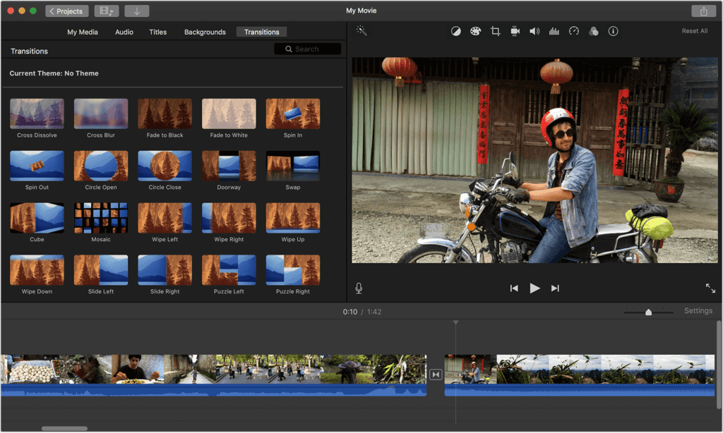 iMovie Video Editing Mac