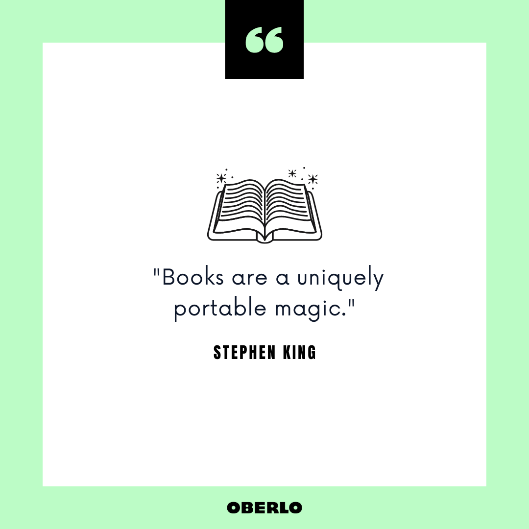 What Are the Benefits of Reading Books: Stephen King Quote